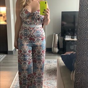 Floral jumpsuit